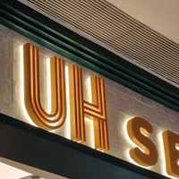 Enseigne publicitaire personnalisée en lettres 3D rétroéclairées par LED, logo en acrylique, enseigne de magasin, signalétique intérieure et extérieure, voiture