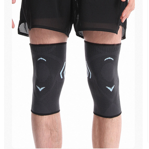 Support de compression confortable en nylon pour manchon de genou Cyclisme Course à pied Support de genou antidérapant - Product Image 1