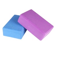 Équipement de yoga d'usine BSCI personnalisé conçu avec logo bloc de briques de yoga en mousse imprimé blocs de pilates