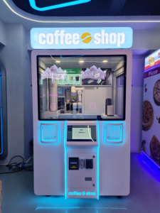 Nueva Cafetera Comercial Automática de Alta Eficiencia con Brazo Robótico Cruzado de Acero Inoxidable para <span class=keywords><strong>Café</strong></span>/Té/Leche, con Motor PLC de 220V para Mesa/Bar - Product Image 2