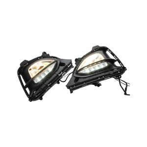 Luce diurna a LED gialla aggiuntiva per auto, fendinebbia per Hyundai <span class=keywords><strong>i20</strong></span> DRL 2018-2019 - Product Image 3