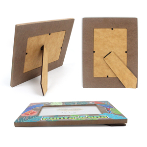 Marco de Fotos de Madera Tropical Personalizado de Punta Cana, 4x6 Pulgadas, <span class=keywords><strong>con</strong></span> Resina, Lagarto, Guacamaya, Loro, Recuerdo Turístico del Caribe - Product Image 3