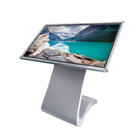 Afficheur numérique d'intérieur de 21,5 pouces, écran tactile horizontal OEM, kiosque avec SDK, vidéo, service libre, agence, fournisseur