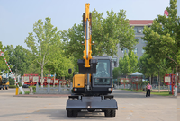 Nouvelle pelle sur pneus de marque chinoise de premier plan 0,4 m³ YC90W avec prix d'usine et haute qualité
