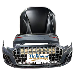 Version améliorée de notre kit le plus vendu, pour Audi A8 Facelift : pare-chocs avant et arrière, phares LED, calandre, aileron arrière, durable, robuste - Product Image 5