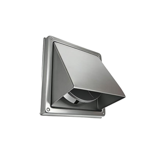 Grille d'aération murale en acier inoxydable de 4, 5 et 6 pouces avec volet à fermeture automatique pour éviter le refoulement de l'air froid - Product Image 5