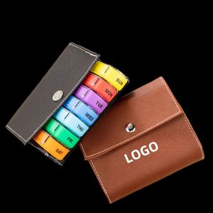 กล่องยาพกพาคุณภาพสูง กล่องยาแบบมีช่องแบ่ง 7 วัน พร้อมโลโก้สั่งทำได้ - Product Image 1