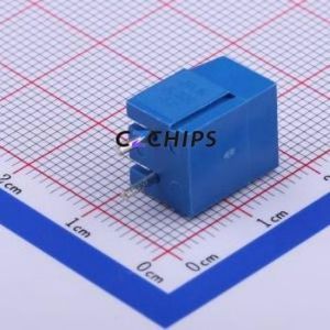 JL300-50002U01 <b>Screw</b> Terminal <b>Block</b> Through hole Component (THT),P=5mm Connector 1x2P 5mm Blue Through Hole - Product Image 1