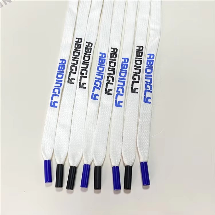 Sofine 2026 High Quality Color Garment Cords Custom Letter Printed Woven Flat Hoodie String