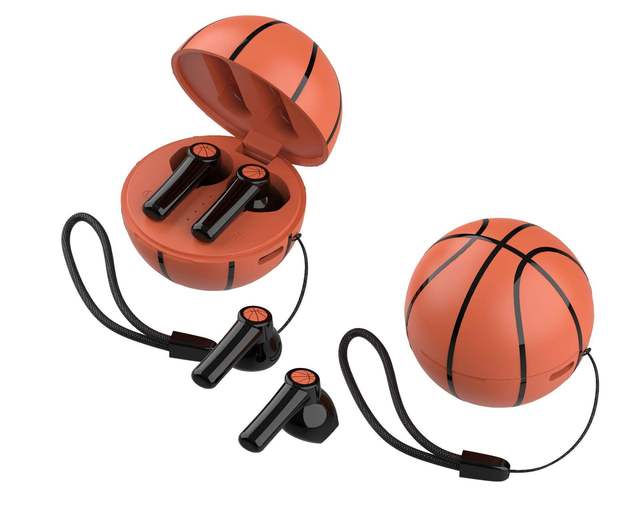 OEM Creative Fashion Basketball Football Tennis Baseball Styling TWS Earphones Wireless Headphones Festival Athlete Gifts
