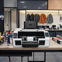 Nouvelle imprimante DTF A3 entièrement automatique professionnelle avec tête d'impression XP600 - Machine de transfert DTF pour t-shirts et textiles, garantie 1 an, 30 cm