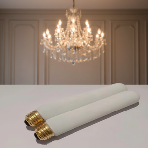 Lampadina <span class=keywords><strong>LED</strong></span> a Filamento T30 Bianco Opaco 110-130V, Lampadina Tubolare <span class=keywords><strong>LED</strong></span> Diametro 30mm, Illuminazione <span class=keywords><strong>LED</strong></span> - Product Image 4