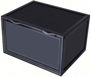 <b>Shoes</b> Storage Box Transparent Plastic Stackable <b>Shoe</b> Box Case Home Drop Front <b>Shoe</b> Storage Box - Product Image 6