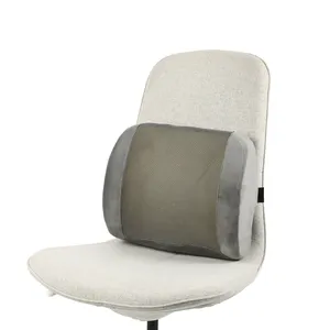 Factory Wholesale OEM Memory Foam Lumbar Support Cushion Chair Back Pads Lumbar Seat Cushion Airplane Eco-friendly Portable