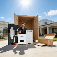 Système d'alimentation solaire hybride 5KW hors réseau, système éolien solaire, générateur éolien avec batterie pour ferme/tour de télécommunication/île/usage domestique