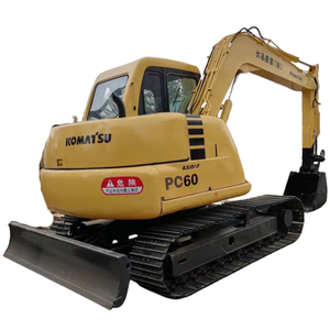 Bon état d'origine du Japon Komatsu PC60 Pelle hydraulique sur chenilles mini-machine d'occasion - Product Image 1