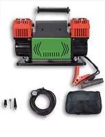 300L Fast Inflating Car Tire Inflator Pump Double Cylinders 150PSI Tire Inflator Heavy Duty Air Compressor for Car Truck SUV ATV
