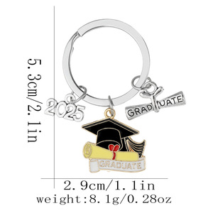 <span class=keywords><strong>2025</strong></span> tốt nghiệp <span class=keywords><strong>Keychains</strong></span> Trường Đại học toán học cựu sinh viên men tốt nghiệp Keyring vòng chìa khóa kim loại Keychain - Product Image 5