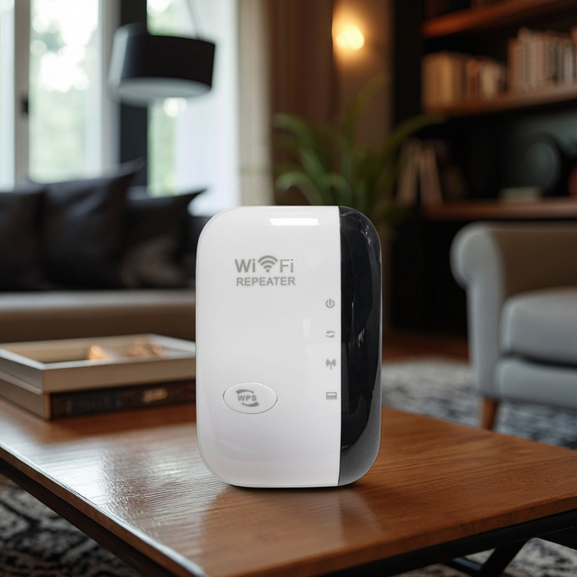 MWS RE300X WiFi Extender & Signal Booster with 2*3dBi Internal Antennas 2.4GHz 300Mbps 0-80sqm Coverage-Make Life Easier