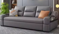 Klappbares Verstellbares Schlafsofa 2-in-1 Konvertierbares Sofa für Wohnzimmer Kleine Wohnung 2-3-Sitzer Schlafcouch