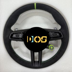 Volante de Fibra de Carbono y Alcántara para <span class=keywords><strong>Porsche</strong></span> 718 <span class=keywords><strong>GTS</strong></span> 911 <span class=keywords><strong>918</strong></span> Spyder CARRERA GT Cayenne GT2RS MACAN Panamera Taycan - Product Image 6