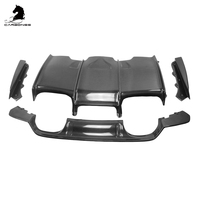 Lame de pare-choc arrière en Fiber de carbone, protection de voiture, Type PSM, pour BMW F80, F82, F83, à partir de 2015, 4 pièces