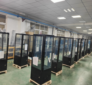 Thương mại bánh hiển thị tủ lạnh đồ uống làm lạnh với 4 mặt kính hiển thị dọc - Product Image 2