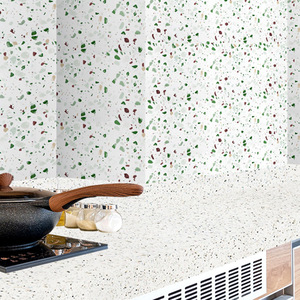 Autocollant mural de cuisine Xichang Youpin, motif terrazzo, imperméable, auto-adhésif, rectangulaire, 1 pièce, finition mate - Product Image 1