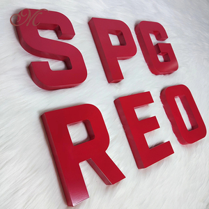 3D acrilico segno di Business Non illuminato bastone parete piccola lettera per la pubblicità montaggio a parete Logo per le aziende e gli edifici - Product Image 1