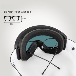 Gafas de Esquí con Sistema de Bloqueo Lateral de Nueva Moda, Lentes Intercambiables Azules, Amarillas y Moradas - Product Image 2