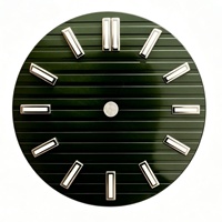 Montre mécanique de luxe personnalisée PPF, cadran carré vert, mouvement 330, pont de balancier, roue de balancier libre