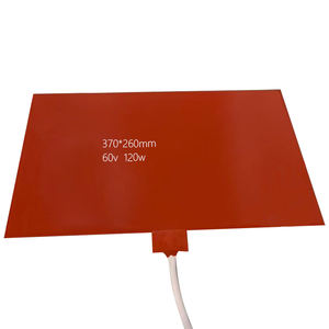 ALXD Chauffe-batteries électriques flexibles personnalisés en silicone 370*260*1.5MM 60V, puissance personnalisée, coussin chauffant haute capacité LiFePO4 - Product Image 1