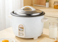 Autocuiseur Électrique Automatique à Contrôle Numérique avec Minuteur, en Acier Inoxydable, Capacités 3.6L, 4.2L, 5.6L, 6.6L, 8L, 10L, avec Tasse à Mesurer – Vente en Gros