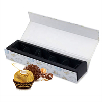 Boîte d'emballage personnalisée de luxe avec couvercle à fermeture magnétique Cadeau de Saint Valentin Dates Bonbons Chocolat Fraise