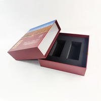 Emballage en boîte en carton personnalisé OEM avec pelliculage brillant/mat et doublure en mousse, conception structurelle pour l'exportation mondiale
