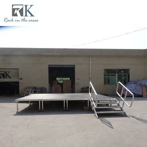 Plataforma de Altura Ajustable con Estructura de Aluminio y Barandillas - Product Image 2