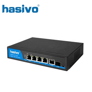 4 Port <strong>PoE</strong> <strong>Switch</strong> with 1 SFP Port Gigabit Network <strong>PoE</strong> <strong>Switch</strong> 1 Gigabit Uplink Port 80W Output <strong>PoE</strong> <strong>Switch</strong> for Wireless AP - Product Image 3