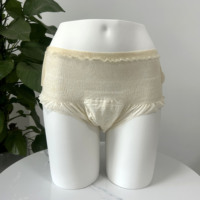 Einweg-Inkontinenzunterwäsche für Frauen, auslaufsicher, Menstruationshöschen mit hoher Taille, Hygienehöschen