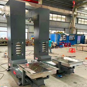 Kunden spezifischer Z-förmiger Edelstahl-Eimer aufzug PU-Gummi-Vertikal förderer für geneigte Fördermittel-Getreide-Kornpartikel - Product Image 4