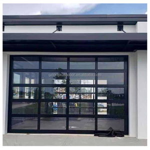Porte de <span class=keywords><strong>garage</strong></span> automatique en aluminium et verre <span class=keywords><strong>PANAMA</strong></span>, isolation thermique, design moderne, garantie 5 ans, pour usage en villa - Product Image 4