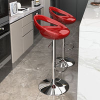 Chaises de bar modernes à pieds métalliques, vente chaude, tabourets de bar de style nordique, hauteur comptoir, Cadeira Para Bar, meubles de pub, chaises pivotantes