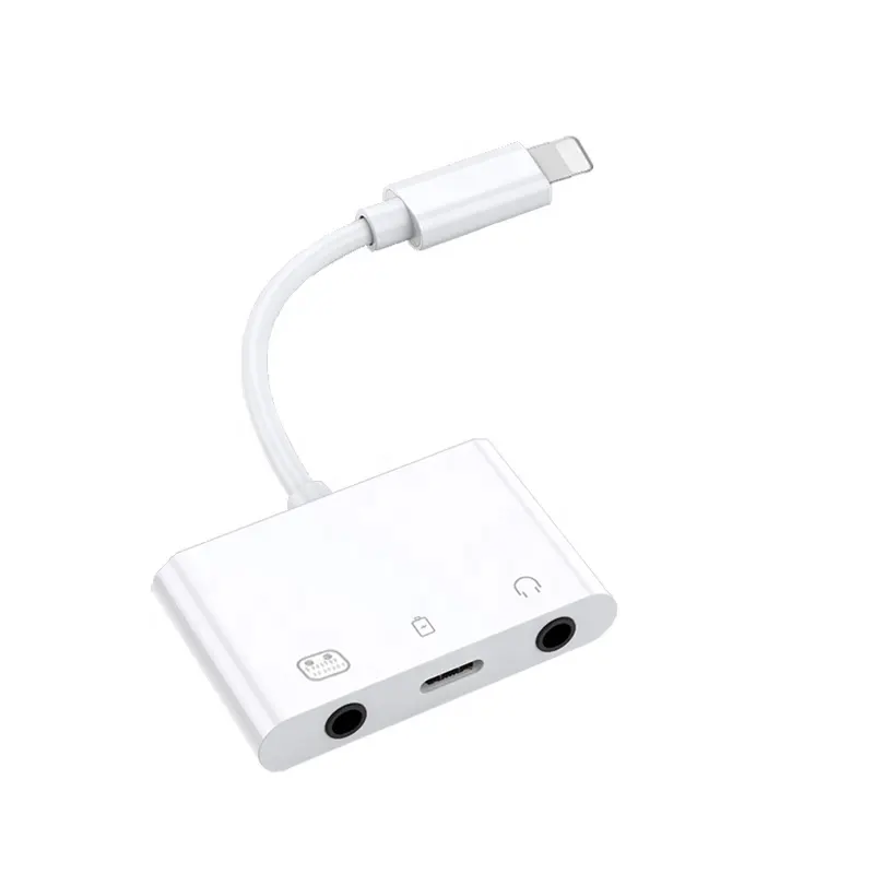 Streaming live scheda Audio adattatore Audio convertitore presa auricolare Splitter per iPhone Android tipo c telefono cellulare