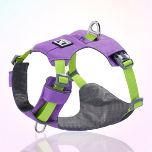Harnais pour chien anti-traction réfléchissant réglable, gilet tactique durable, poignée de contrôle de la densité, élégant, pour toutes les activités, poitrine - Product Image 6