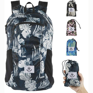 Free Sample Large Capacity Foldable & Portable Backpack <b>Laundry</b> <b>Bag</b> Oxford Fabric Reusable for Clothing Use with <b>Drawstrings</b> - Product Image 5