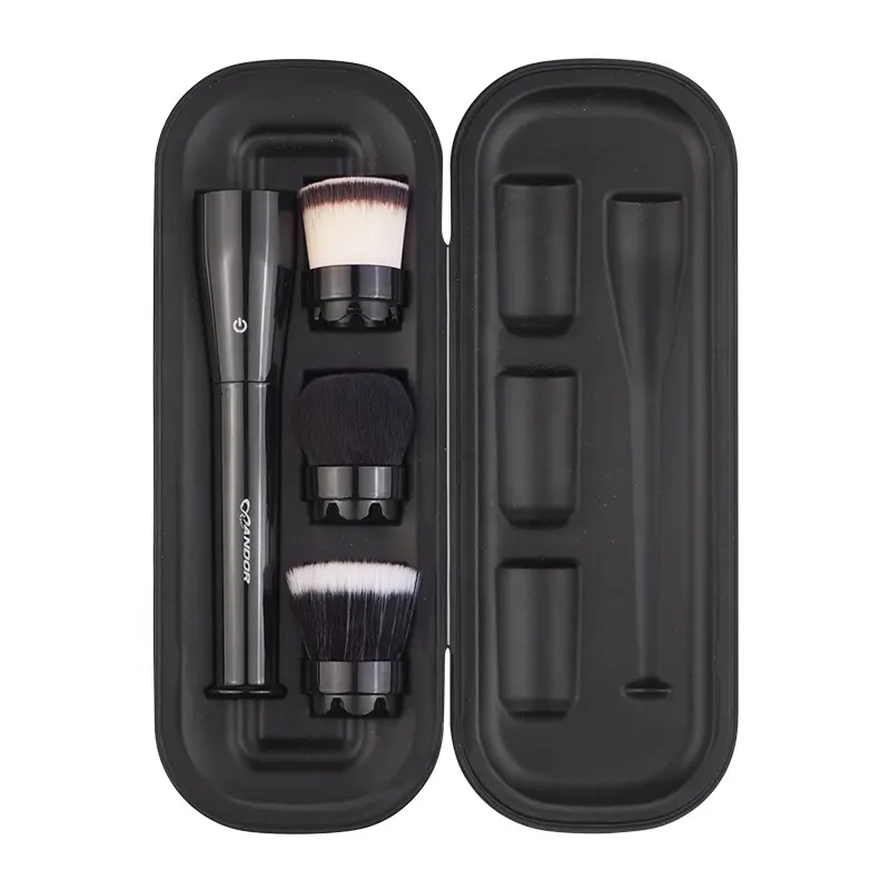2020 New Products Electric Makeup Brush Set Private Label for Makup Foundation Loose Powder Make Up Brushes