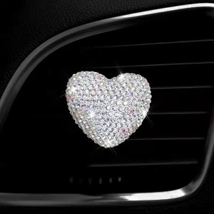 AC-3387 <b>Car</b> Accessories Dashboard Vent <b>Clip</b> Rhinestone <b>Car</b> Air Freshener <b>Car</b> Decoration Perfume - Product Image 5