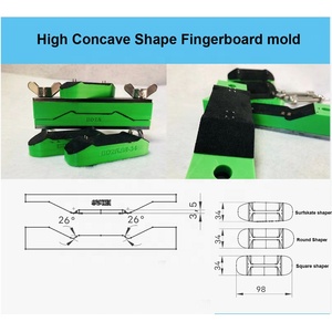 Neue BD26 Low Middle High konkave Metall Griffbrett Deckform - Product Image 3