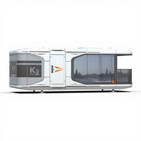 Zcamp K5 Maison de conteneur préfabriquée moderne de haute qualité en acier inoxydable Camping en plein air Capsule House