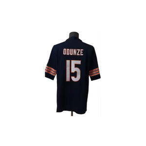 قمصان كرة القدم الأمريكية لفريق شيكاغو بالجملة، قابلة للتنفس بأكمام قصيرة باللون الكحلي # 15 قميص كرة قدم روم أودونزي ويليامز - Product Image 2