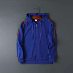 <span class=keywords><strong>HAGO</strong></span>-Sudadera con capucha y cremallera para hombre, ropa de calle, poliéster/algodón, transpirable, personalizable - Product Image 4